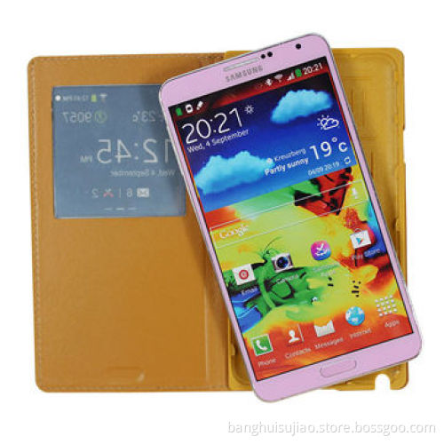 Battery Cover Case for Samsung Note 3, PU Leather Mobile Phone Cases